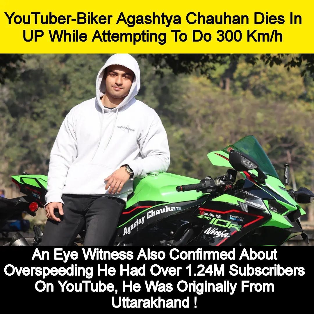YouTuber Biker Agastya Chauhans