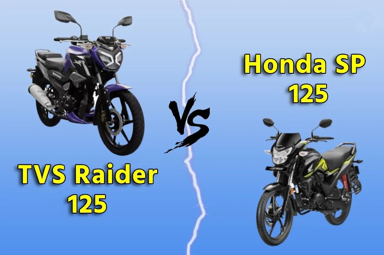 Honda SP125 TVS Raider 125 VS Honda SP 125