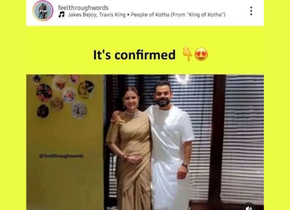 Anushka sharma spotted with husband virat kohli baby bump visible