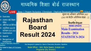 LIVE RBSE 10th Result 2024