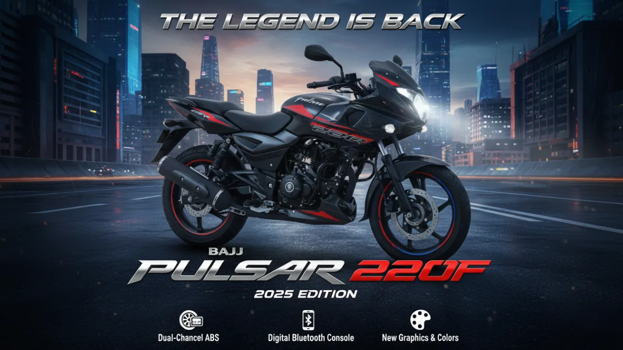 Bajaj Pulsar 220F भारत में नए अपडेट के साथ लॉन्च