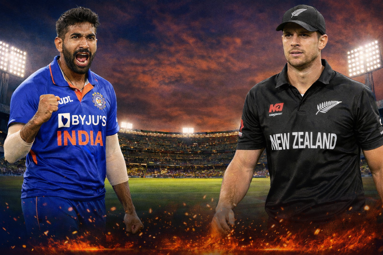 भारत vs न्यूज़ीलैंड टी20आई: