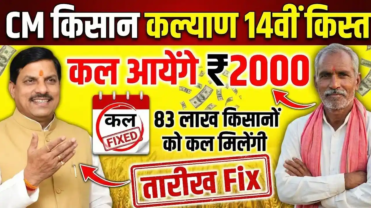 MP CM Kisan Samman Yojana 14वीं किस्त