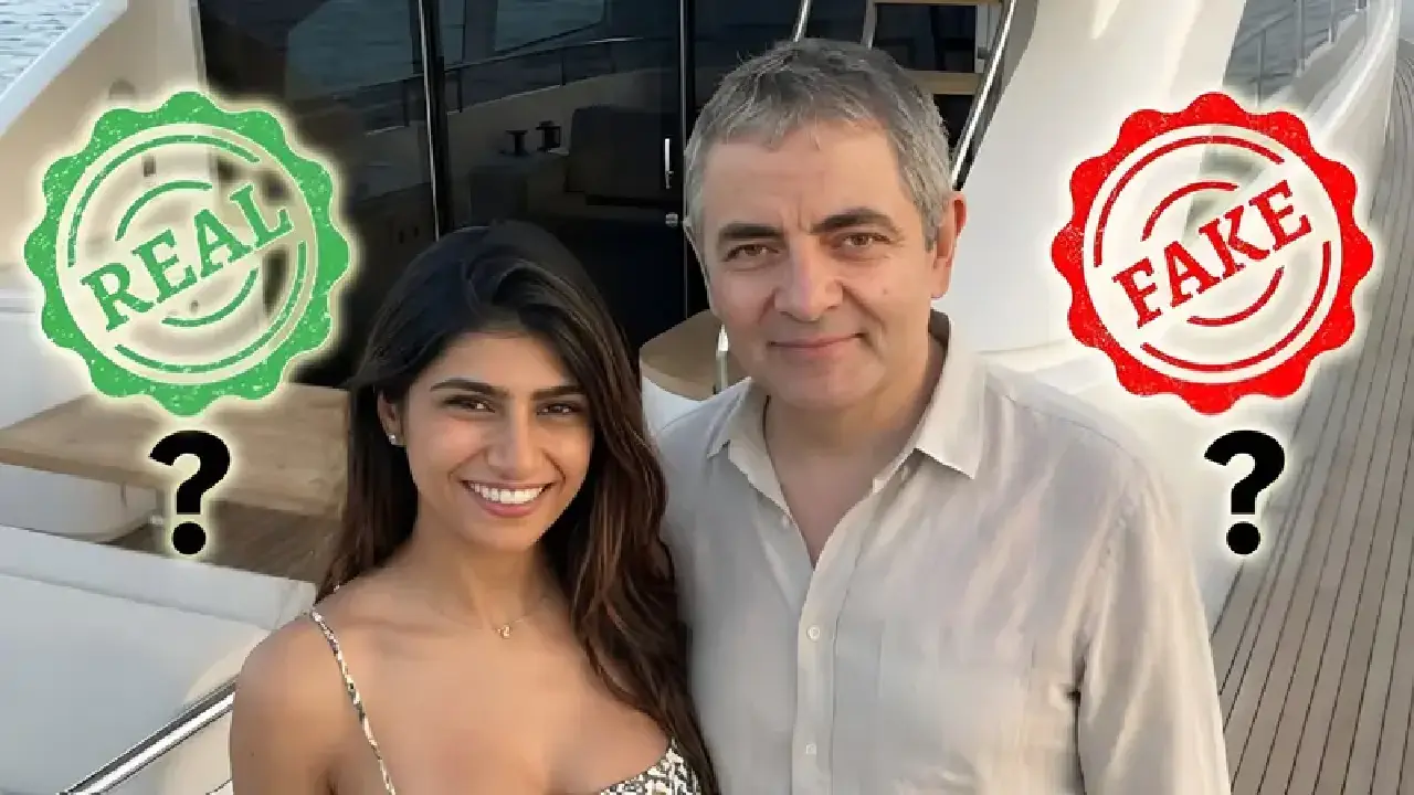 Rowan Atkinson और Mia Khalifa