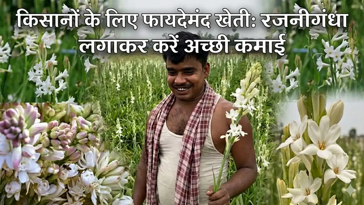 किसानों के लिए फायदेमंद खेती: रजनीगंधा लगाकर करें अच्छी कमाई