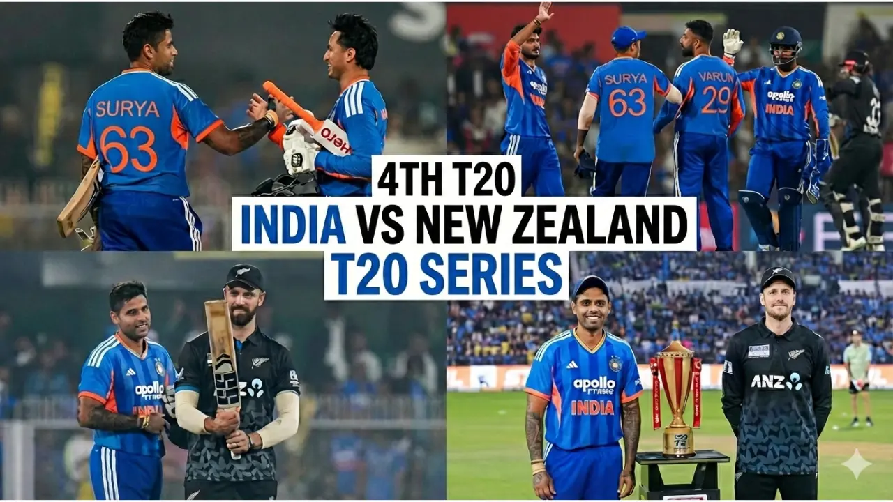 IND vs NZ 4th T20I Live Streaming: मैच कब, कहाँ और कैसे देखें लाइव