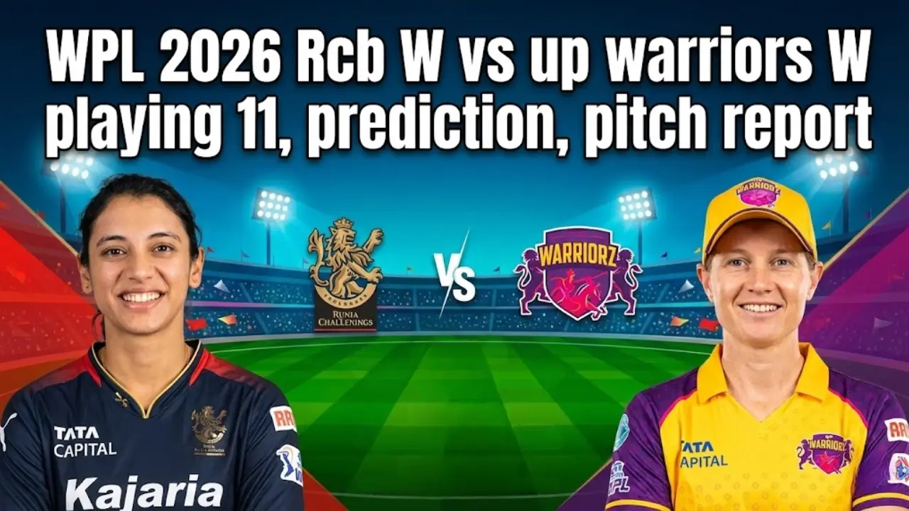 WPL 2026 RCB W vs UPW W