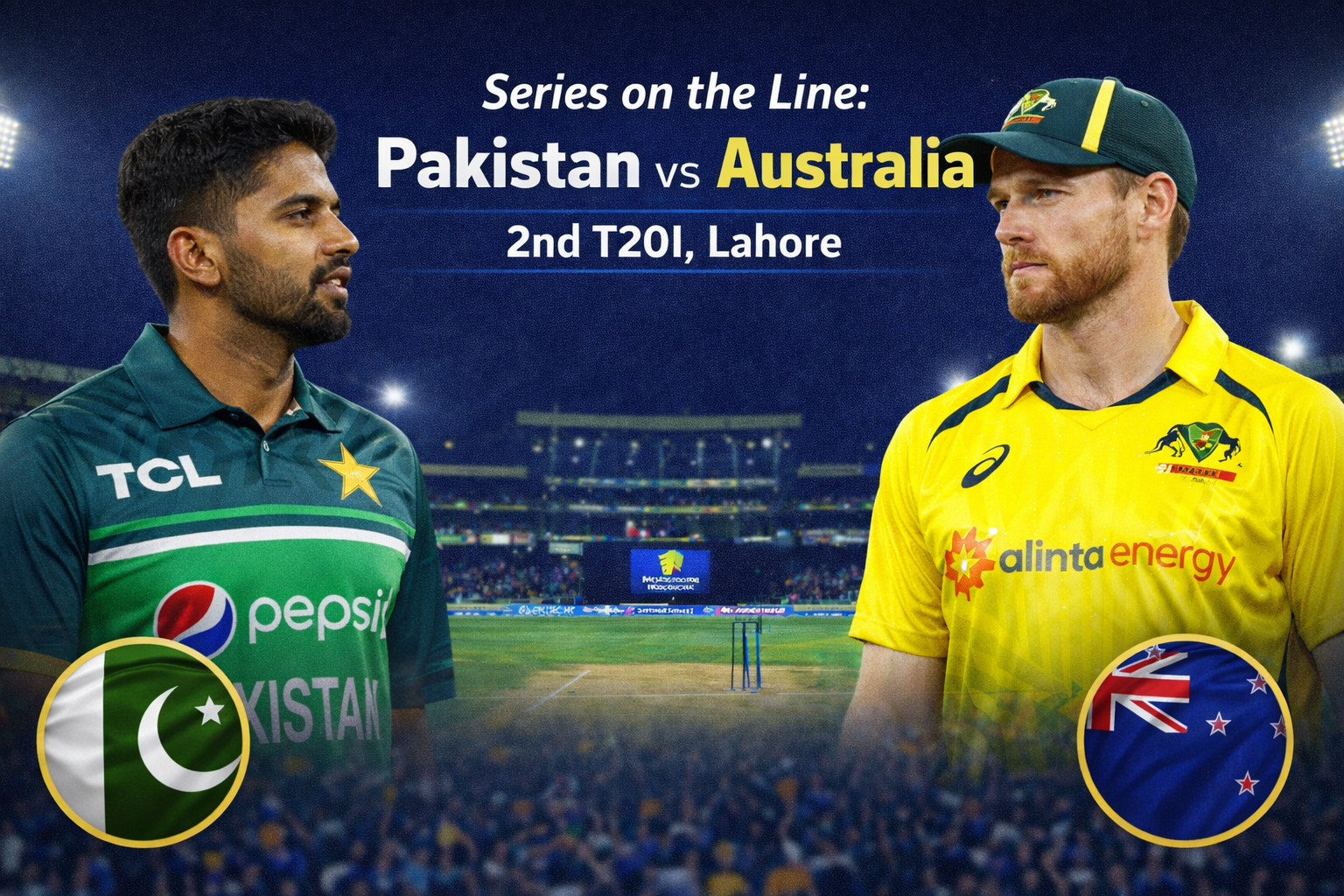 पाकिस्तान vs ऑस्ट्रेलिया दूसरा टी20आई
