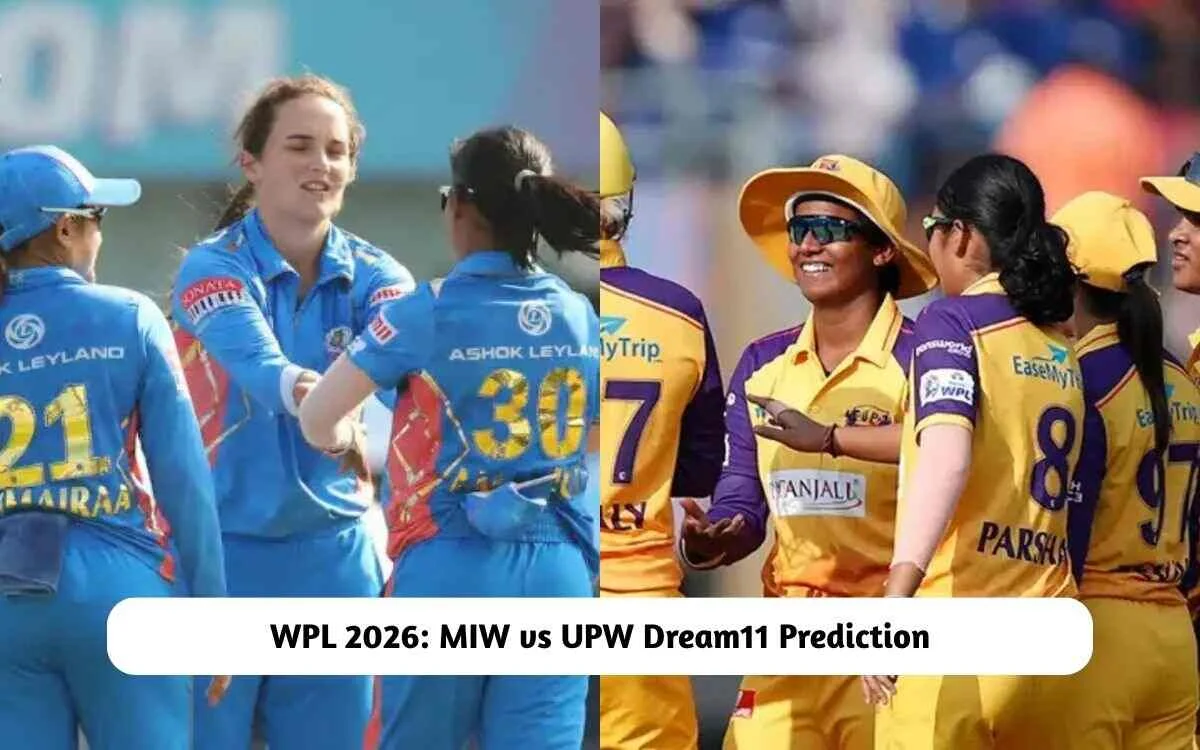 MI vs UPW WPL 2026 मैच प्रेडिक्शन