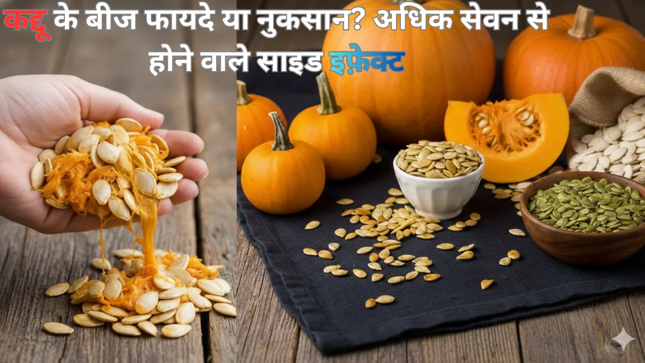 कद्दू के बीज फायदे या नुकसान? अधिक सेवन से होने वाले साइड इफ़ेक्ट