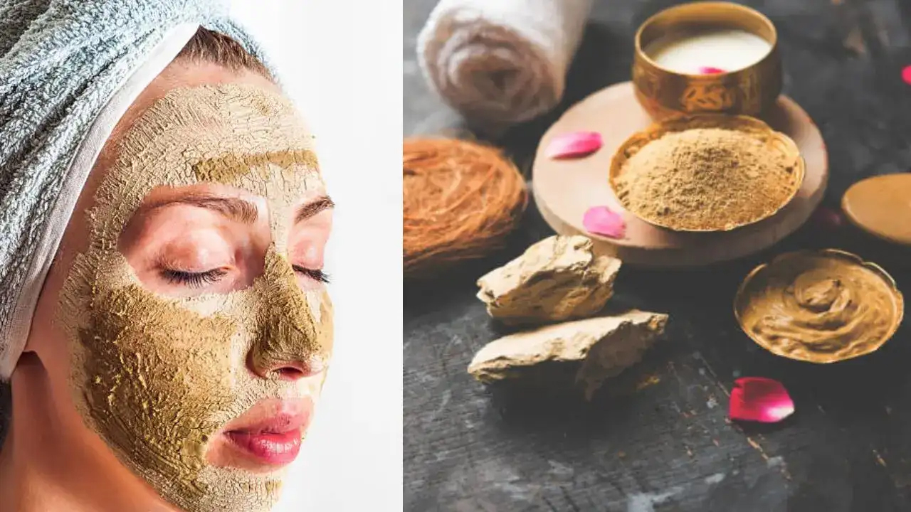 Multani mitti and turmeric