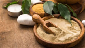 Multani mitti and turmericFacepack