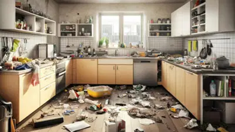 Stale bread in the kitchen