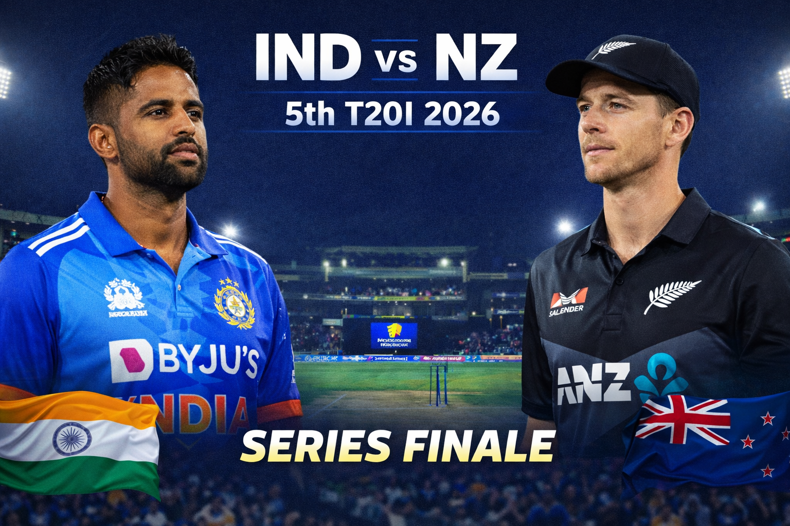 भारत vs न्यूज़ीलैंड टी20I