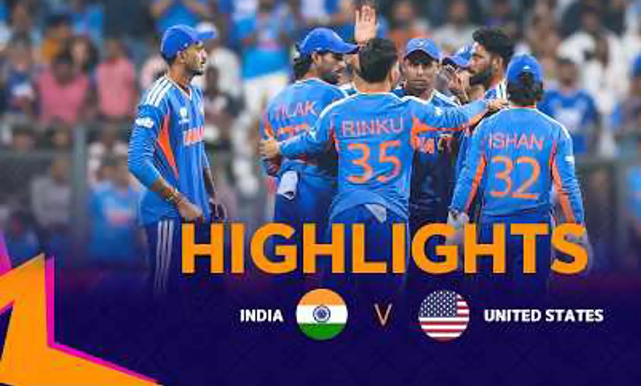 भारत vs यूएसए हाइलाइट्स
