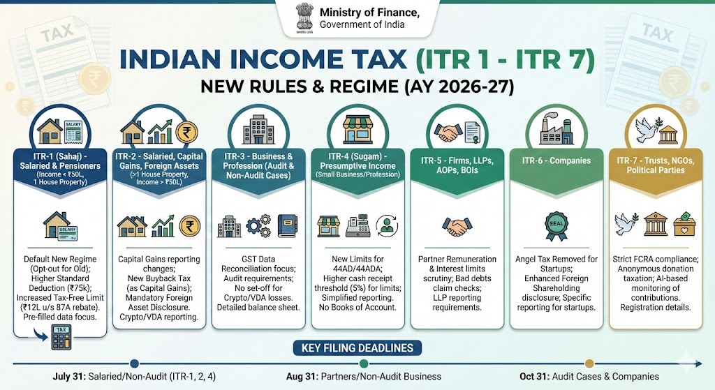 इनकम टैक्स नए नियम