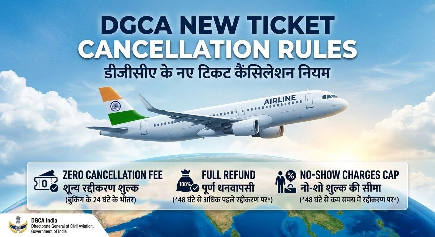 एयर टिकट रिफंड नए नियम