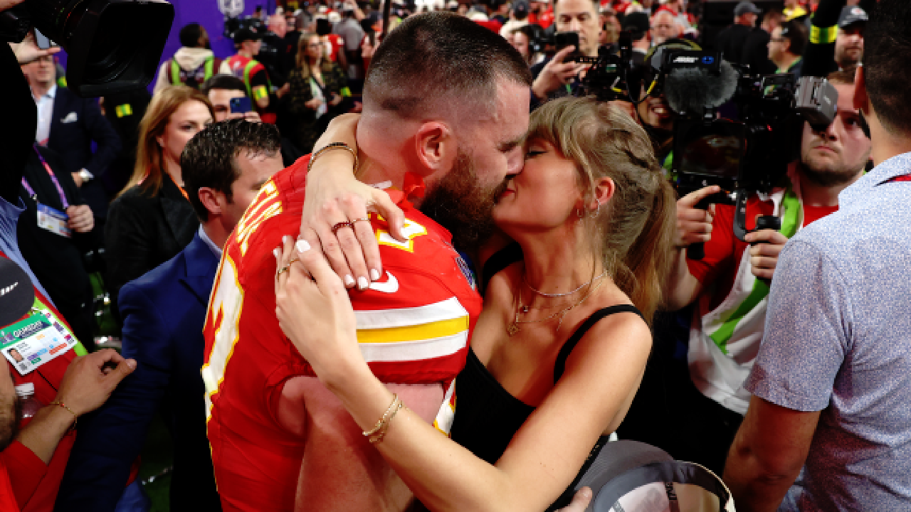 Taylor Swift and Travis Kelce
