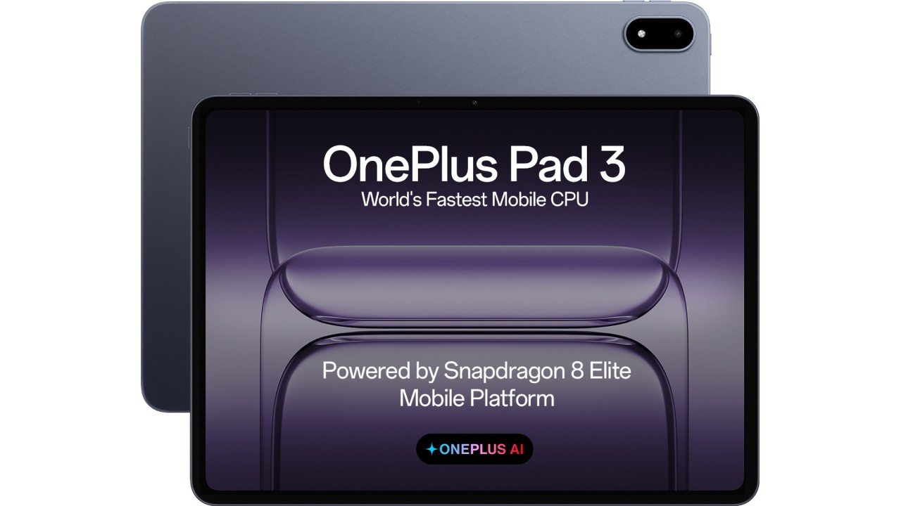 OnePlus Pad 3 tablet with specifications