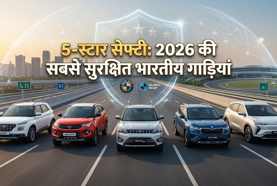 5 स्टार सेफ्टी रेटिंग कार