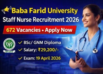 पंजाब नर्सिंग रिक्रूटमेंट 2026