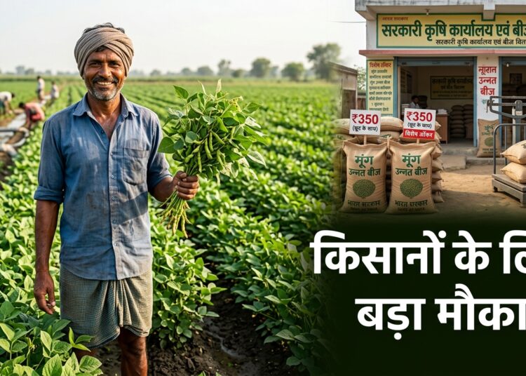 Farmer standing in 202603231056 गर्मी में मूंग और उड़द की खेती से कमाएं