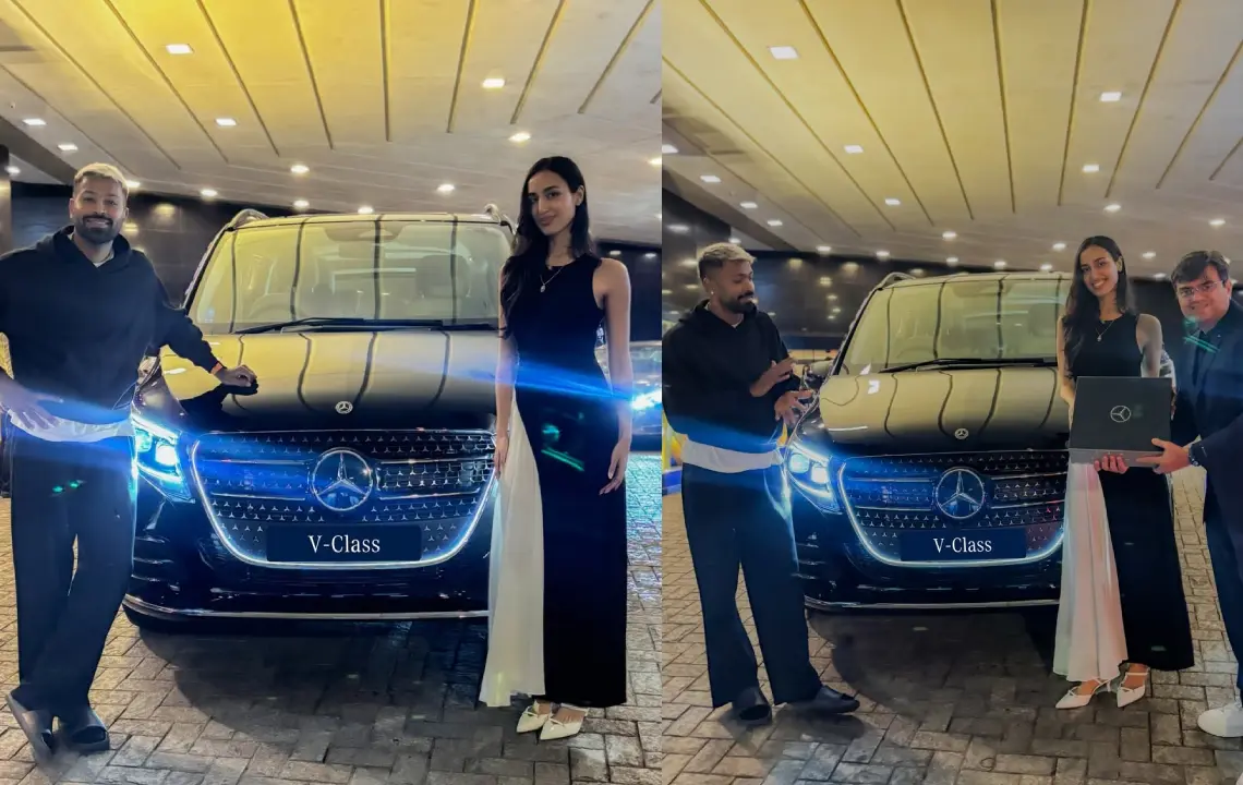 Hardik Pandya ने खरीदी नई Mercedes V-Class
