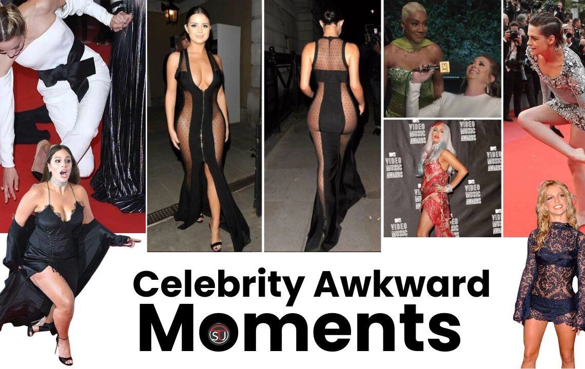 Hollywood Red Carpet के सबसे मजेदार और awkward मोमेंट्स