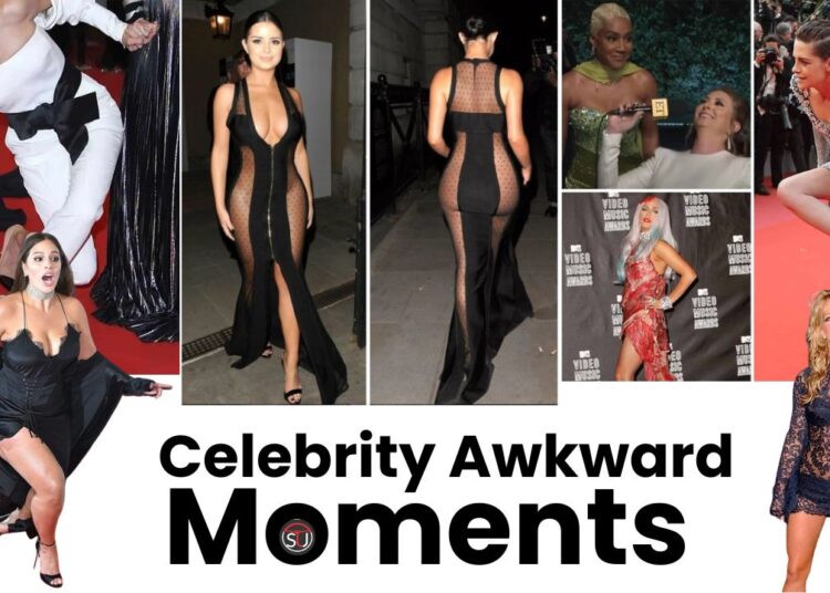 Hollywood Red Carpet के सबसे मजेदार और awkward मोमेंट्स