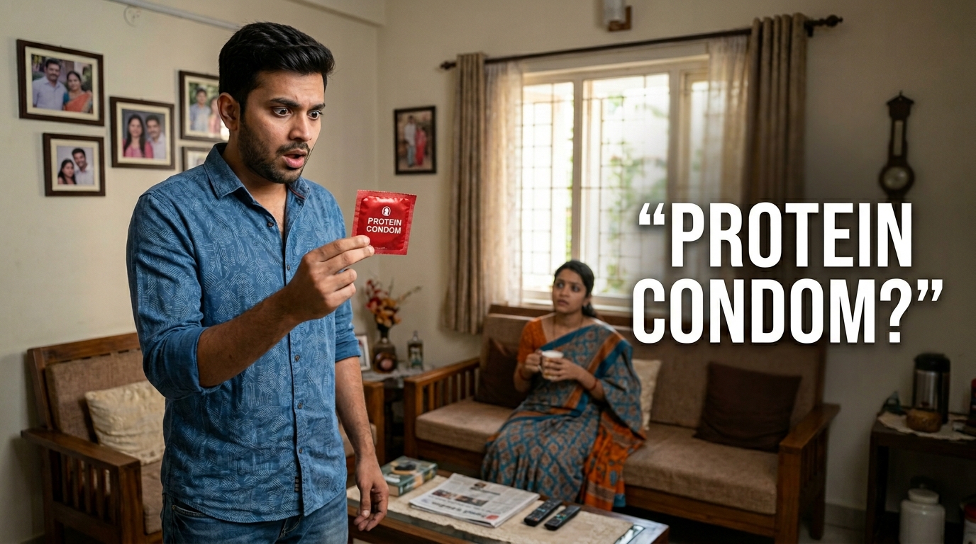 Man holding condom 202603311245 Protein Condom