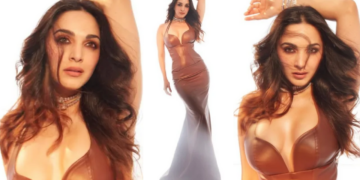 Kiara Advani chocolate brown look