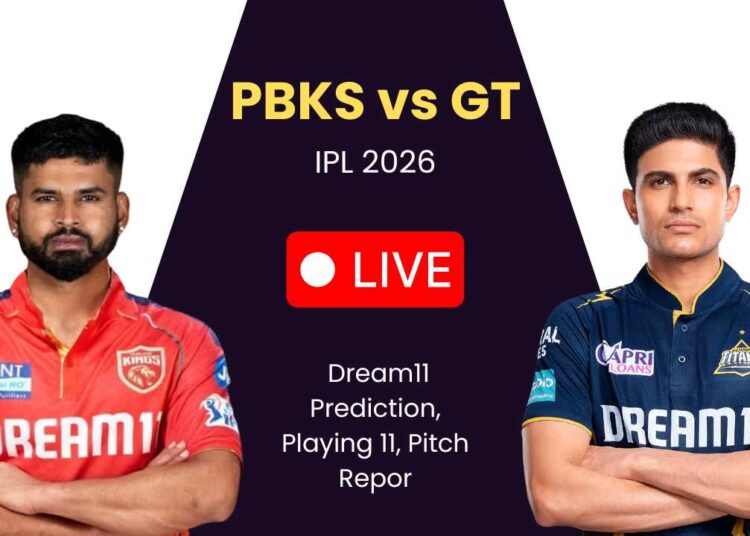 PBKS vs GT PBKS vs GT