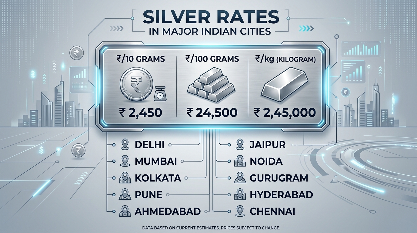 Silver rate Indian 202603290813 चांदी का रेट शहरों के अनुसार (Silver Rate in India Today)