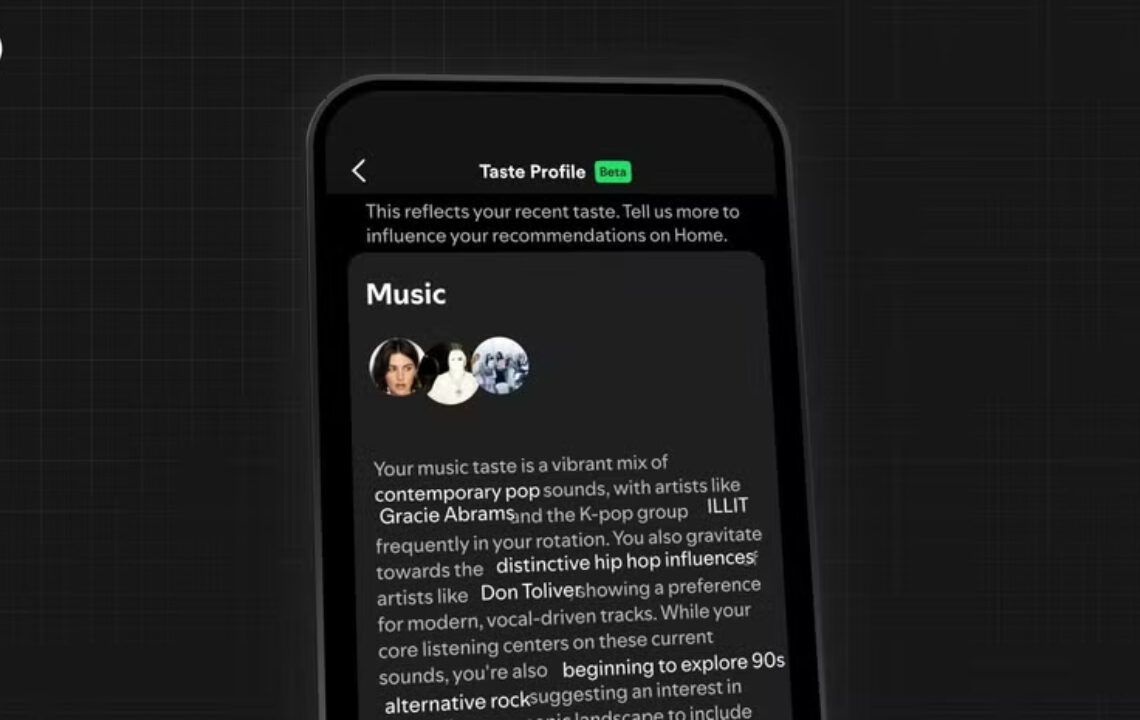 Spotify का नया Taste Profile फीचर