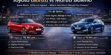 Toyota Glanza और Maruti Baleno