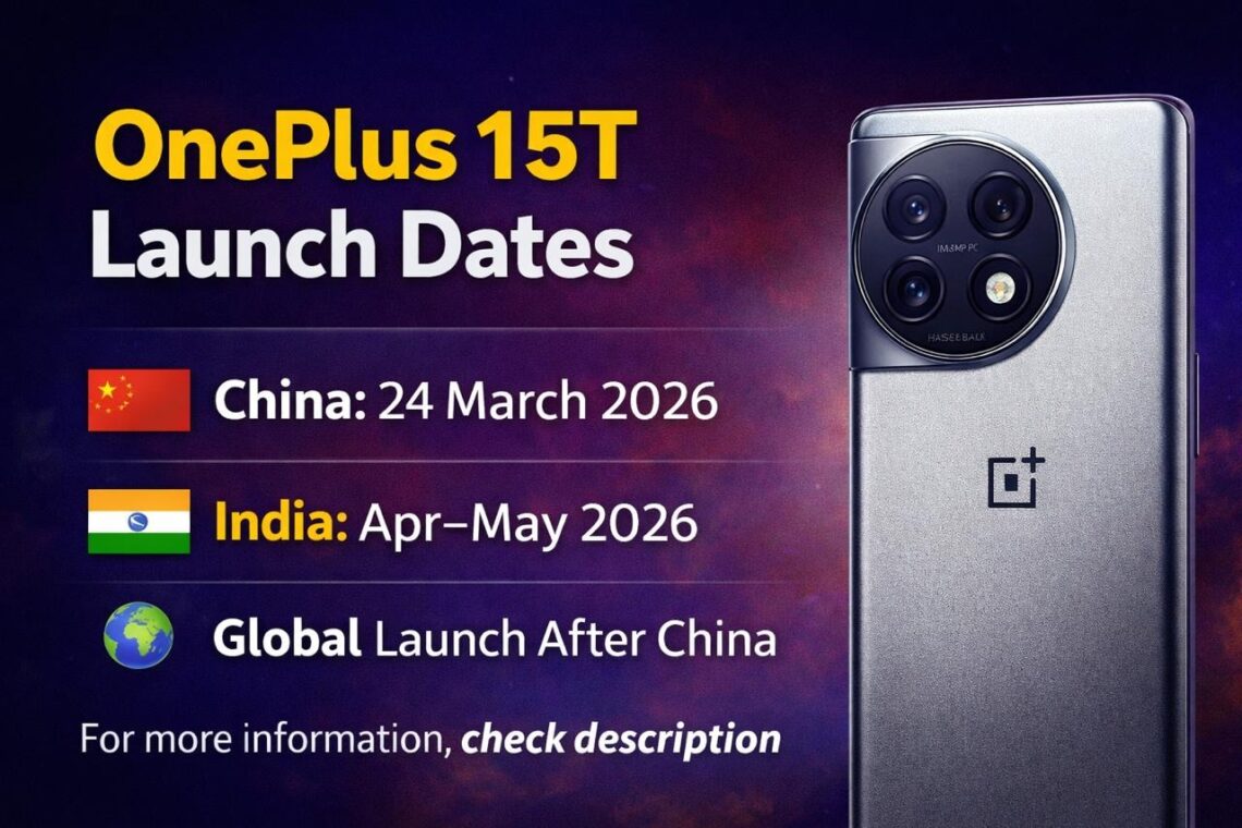 OnePlus 15T Launch 2026