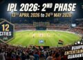 IPL 2026 2nd Phase