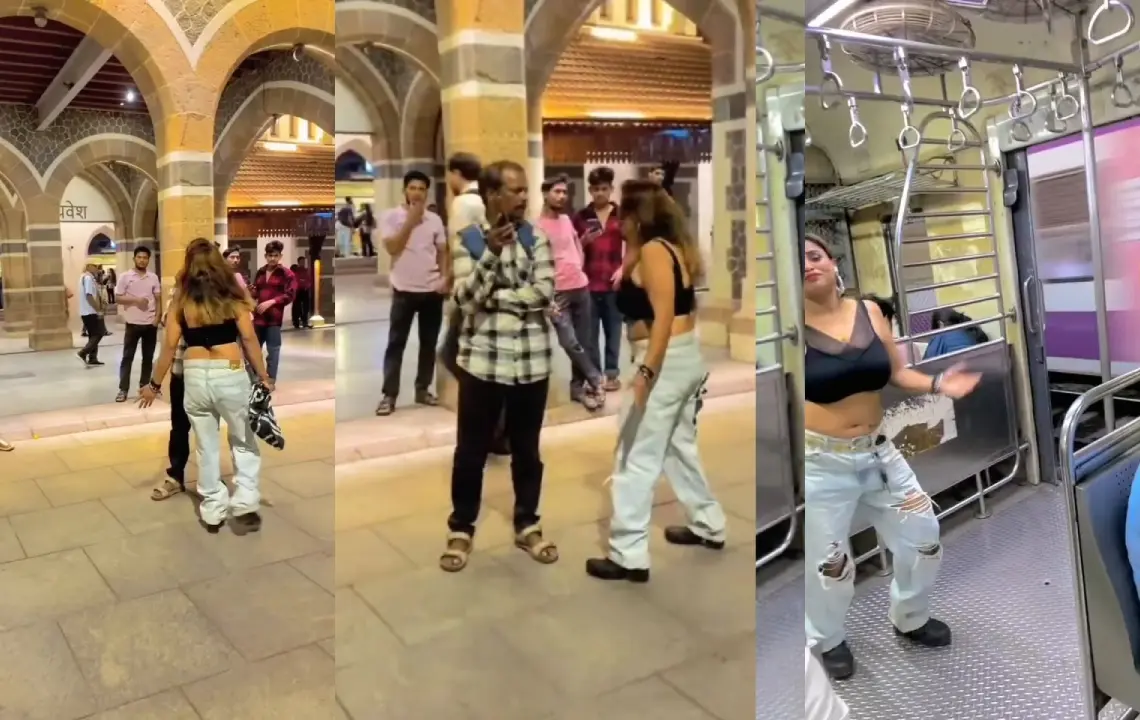 बैंड्रा रेलवे स्टेशन पर महिला और पुरुष के बीच हुए झगड़े को लेकर उठे सवाल