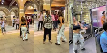 बैंड्रा रेलवे स्टेशन पर महिला और पुरुष के बीच हुए झगड़े को लेकर उठे सवाल