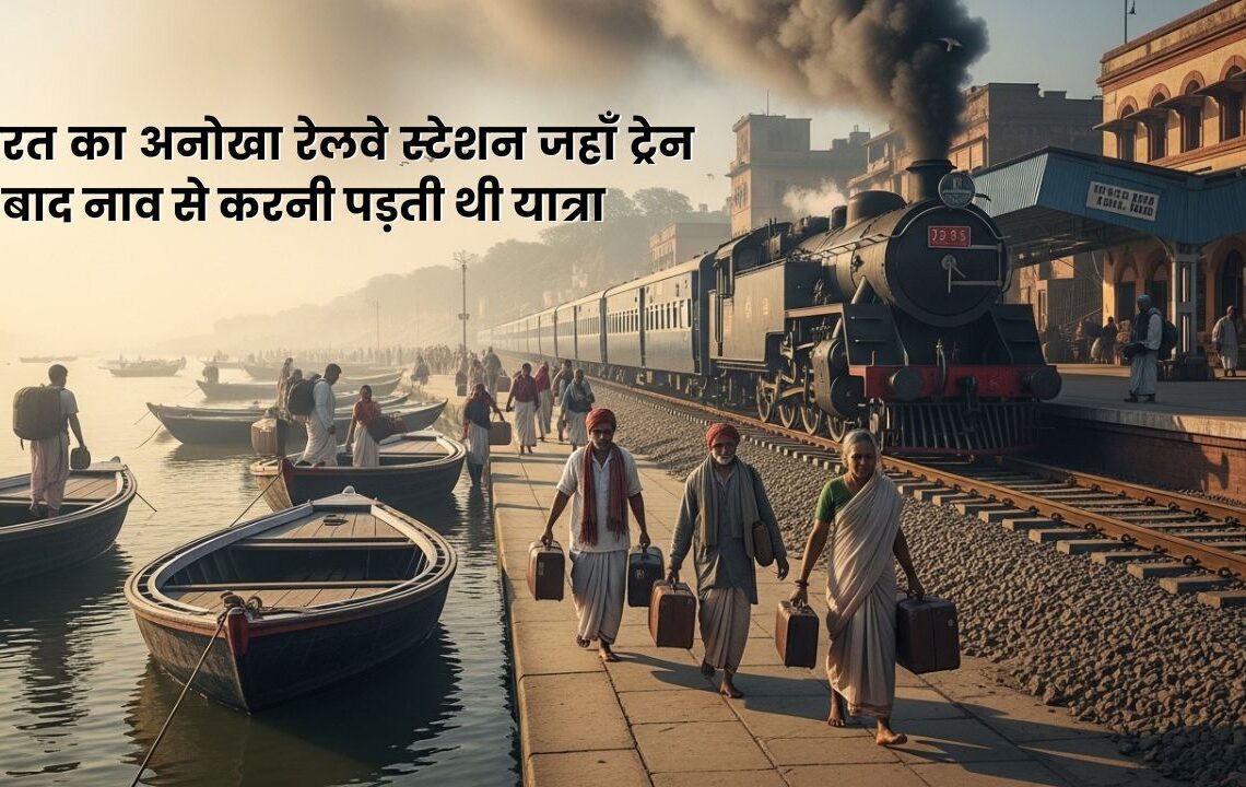 भारत का अनोखा रेलवे स्टेशन जहाँ ट्रेन के बाद नाव से करनी पड़ती थी यात्रा