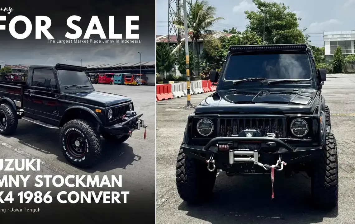 Classic Suzuki Jimny बना माइक्रो पिकअप ट्रक Indonesia