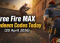 Free Fire MAX Redeem Codes Today (20 April 2026) – फ्री स्किन्स, वेपन्स और Rewards कैसे पाएं