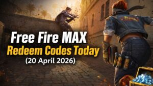 Free Fire MAX Redeem Codes Today (20 April 2026) – फ्री स्किन्स, वेपन्स और Rewards कैसे पाएं