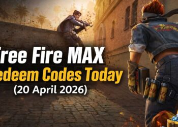 Free Fire MAX Redeem Codes Today (20 April 2026) – फ्री स्किन्स, वेपन्स और Rewards कैसे पाएं