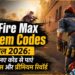 Free Fire Max Redeem Codes 17 अप्रैल 2026