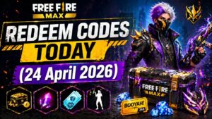 Free Fire Max Redeem Codes Today (24 April 2026)