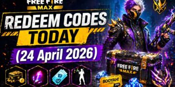 Free Fire Max Redeem Codes Today (24 April 2026)