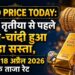 Gold Price Today: अक्षय तृतीया से पहले सोना और चांदी हुआ थोड़ा सस्ता, जानिए 18 अप्रैल 2026 के ताजा रेट