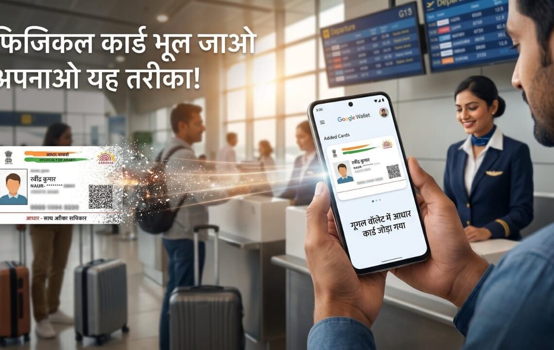 Google Wallet में आधार कार्ड