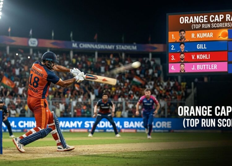 IPL 2026 ऑरेंज कैप रेस IPL 2026 ऑरेंज कैप रेस